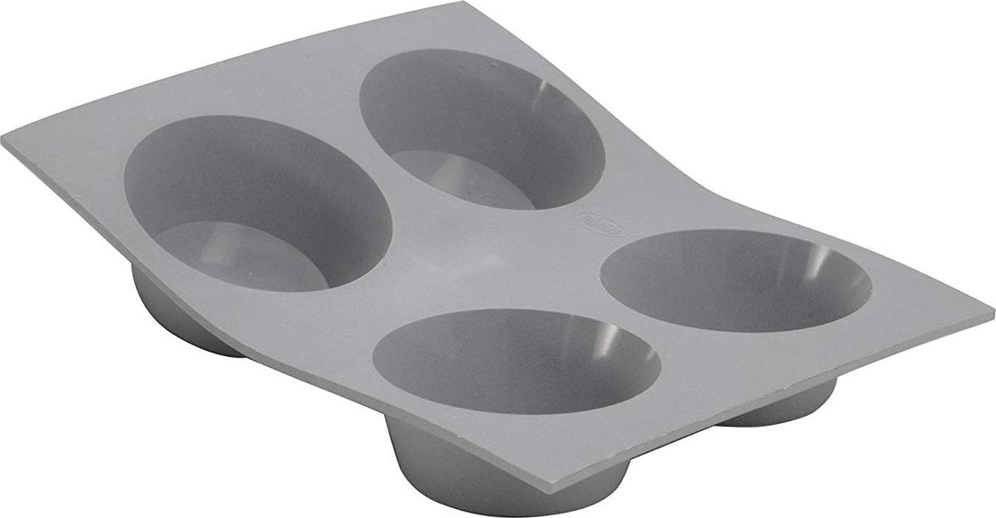 de Buyer - Elastomoule 4 Silicone Muffins Mold - 1833.21D