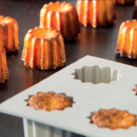 de Buyer - Elastomoule Bordelais 6 Silicone Fluted Cake Mold - 1834.21D