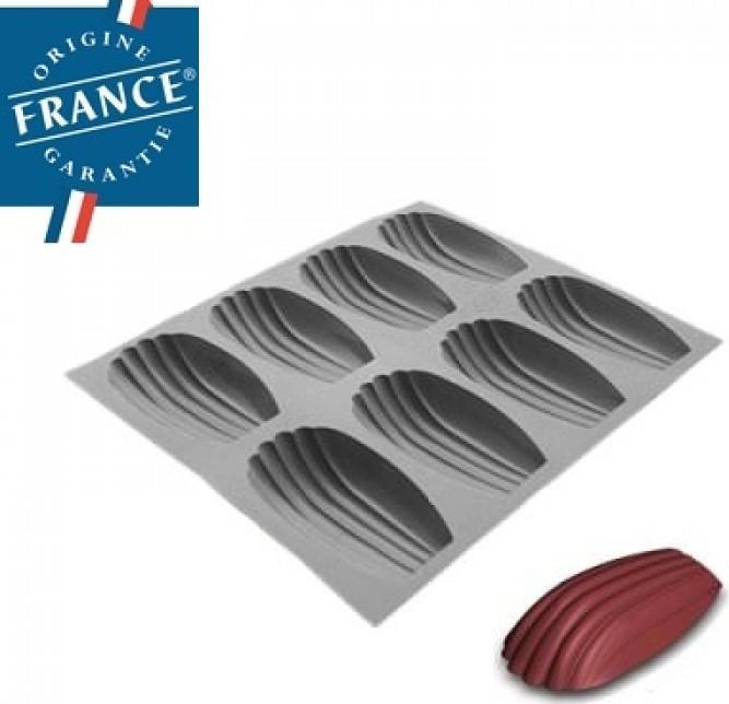 de Buyer - Elastomoule Madeleine Silicone 8 Baking Mold - 1832.21D