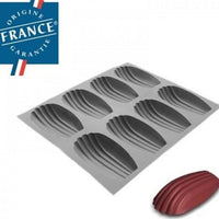 de Buyer - Elastomoule Madeleine Silicone 8 Baking Mold - 1832.21D
