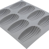 de Buyer - Elastomoule Madeleine Silicone 8 Baking Mold - 1832.21D