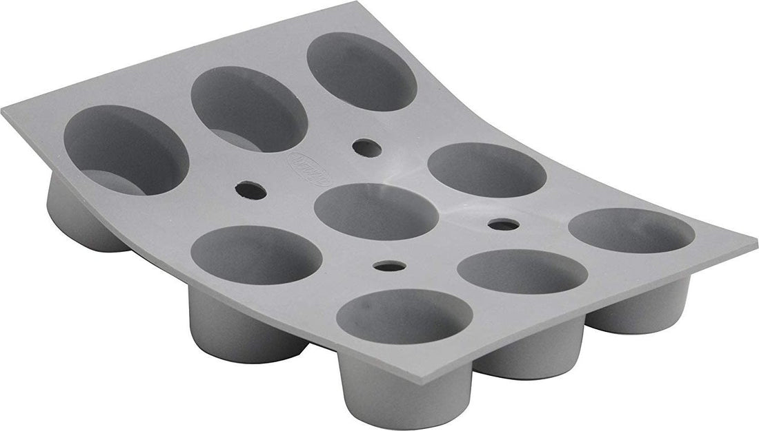de Buyer - Elastomoule Silicone 9 Mini-Muffin Mold - 1858.21D