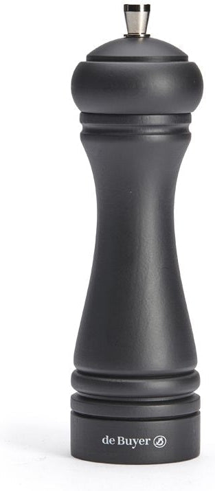 de Buyer - JAVA 7" Matte Black Wood Pepper Mill - P246.180104
