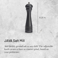 de Buyer - JAVA 8.27" Matte Black Wood Salt Mill - S347.210404 - DISCONTINUED
