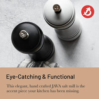 de Buyer - JAVA 8.27" Matte Black Wood Salt Mill - S347.210404 - DISCONTINUED