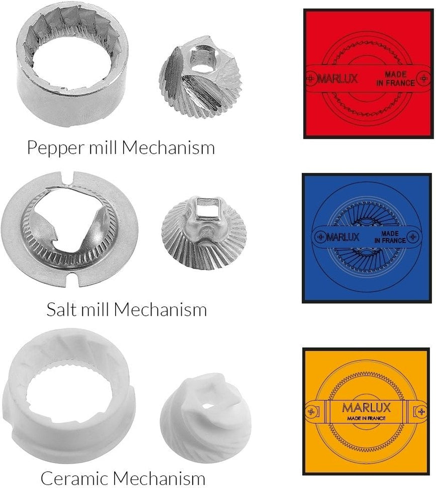 de Buyer - JAVA 9.84" Matte White Wood Salt Mill - S349.250303 - DISCONTINUED