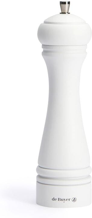 de Buyer - Java 8.27" Matte White Wood Pepper Mill - P247.210303 - DISCONTINUED