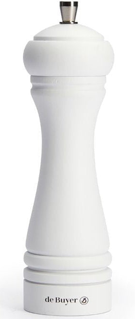 de Buyer - Java 8.27" Matte White Wood Pepper Mill - P247.210303 - DISCONTINUED