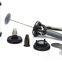 de Buyer - Le Tube Pastry Gun With 13 Cookie Discs - 3358.01