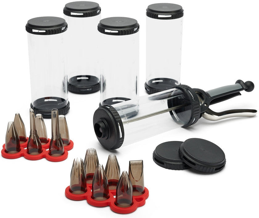 de Buyer - Le Tube Pro Automatic Pastry Dispenser and Accessories- 3358.02