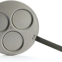 de Buyer - Mineral B 10.5" Triple Blini Pan (27 cm) - 5612.03