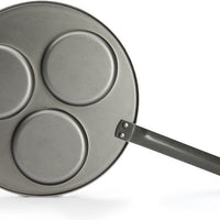 de Buyer - Mineral B 10.5" Triple Blini Pan (27 cm) - 5612.03