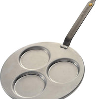de Buyer - Mineral B 10.5" Triple Blini Pan (27 cm) - 5612.03