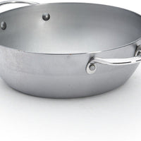 de Buyer - Mineral B 11" Deep Steel Pan with Two Handles (28 cm) - 5654.28