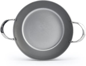 de Buyer - Mineral B 11" Deep Steel Pan with Two Handles (28 cm) - 5654.28