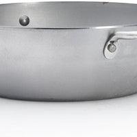 de Buyer - Mineral B 11" Deep Steel Pan with Two Handles (28 cm) - 5654.28