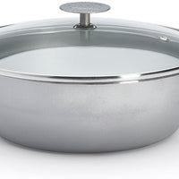 de Buyer - Mineral B 11" Deep Steel Pan with Two Handles (28 cm) - 5654.28