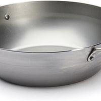 de Buyer - Mineral B 12.5" Deep Steel Pan with Two Handles (32 cm) - 5654.32