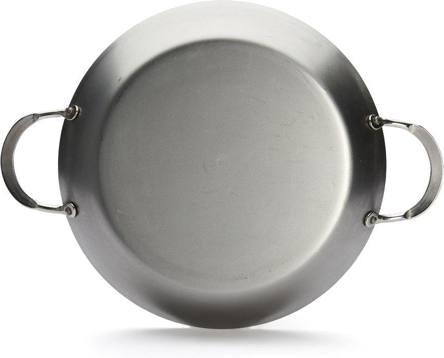 de Buyer - Mineral B 12.5" Paella Pan with Two Handles - 5652.32