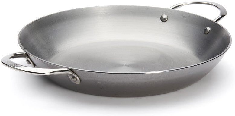 de Buyer - Mineral B 12.5" Paella Pan with Two Handles - 5652.32