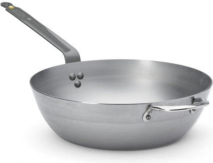 de Buyer - Mineral B 12.5" Steel Country Fry Pan with Two Handles (32 cm) - 5614.32