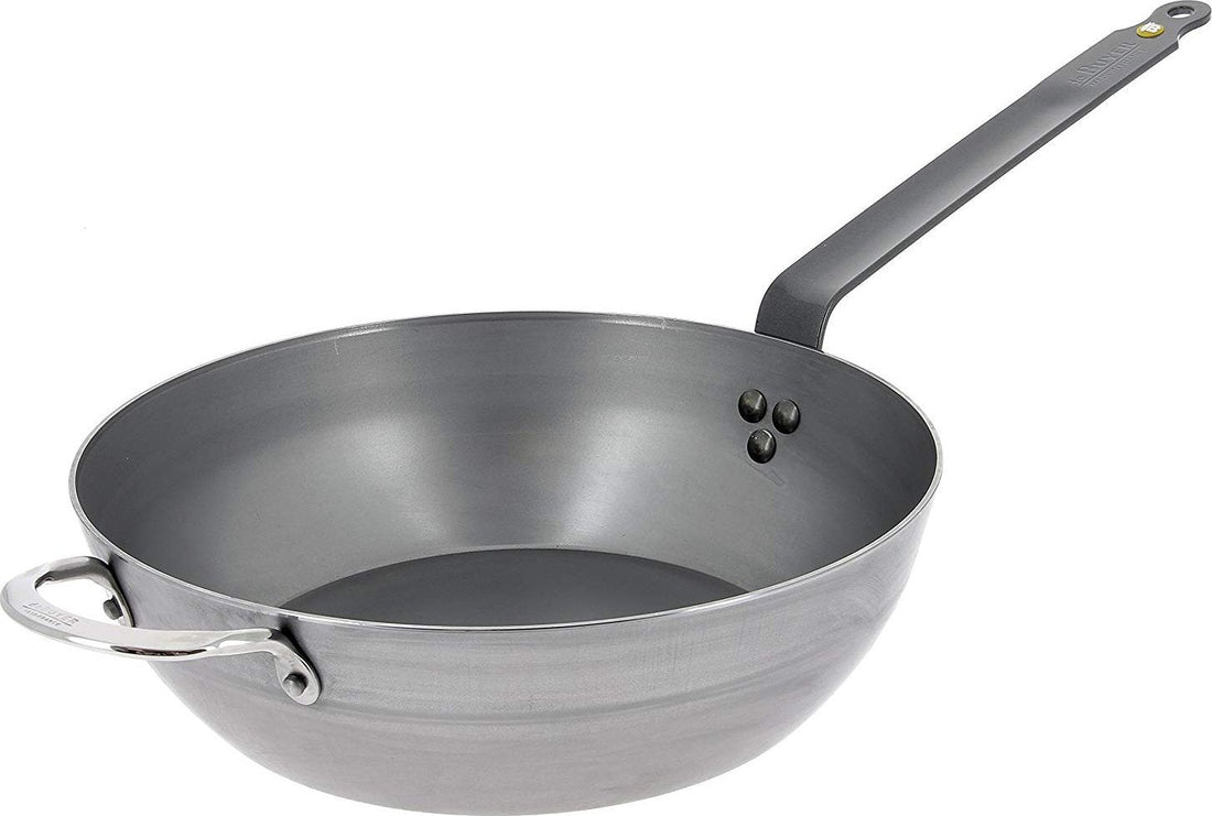 de Buyer - Mineral B 12.5" Steel Country Fry Pan with Two Handles (32 cm) - 5614.32