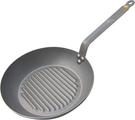 de Buyer - Mineral B 12.5" Steel Grill Pan (32 cm) - 5613.32
