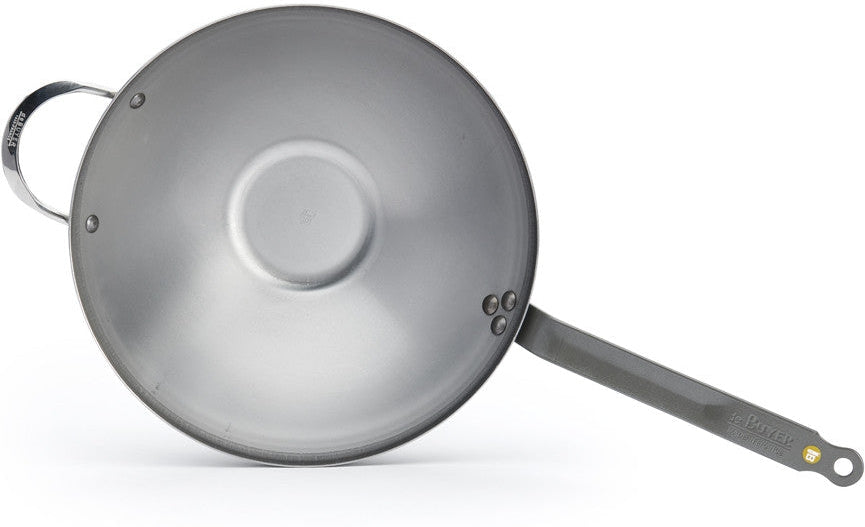 de Buyer - Mineral B 12.5" Steel Wok Pan - 5618.32 - DISCONTINUED