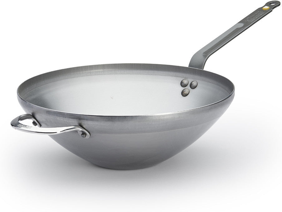 de Buyer - Mineral B 12.5" Steel Wok Pan - 5618.32 - DISCONTINUED