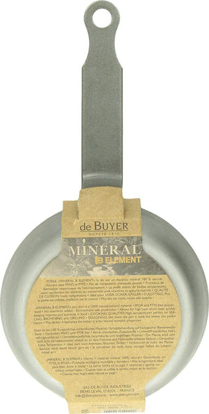 de Buyer - Mineral B 4.5" Steel Blini Pan (12 cm) - 5612.12
