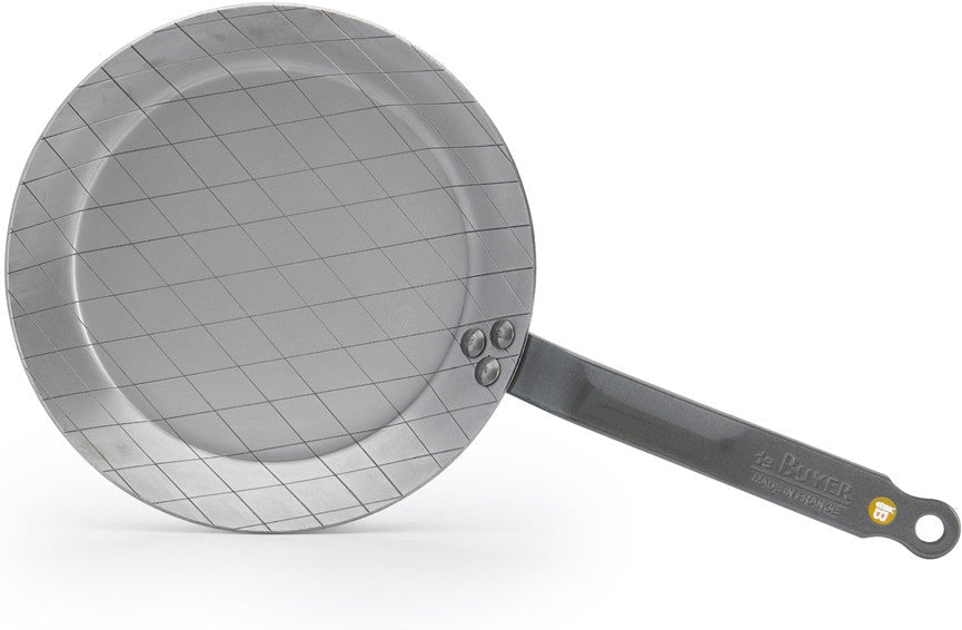 de Buyer - Mineral B 9.4" Steel Steak Pan (24 cm) - 5616.24