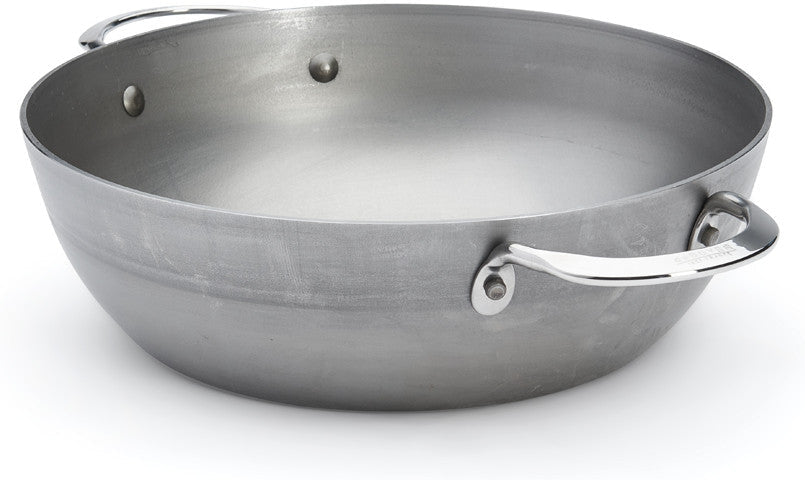 de Buyer - Mineral B 9.5" Deep Country Pan with Two Handles (24 cm) - 5654.24