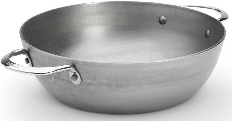 de Buyer - Mineral B 9.5" Deep Country Pan with Two Handles (24 cm) - 5654.24