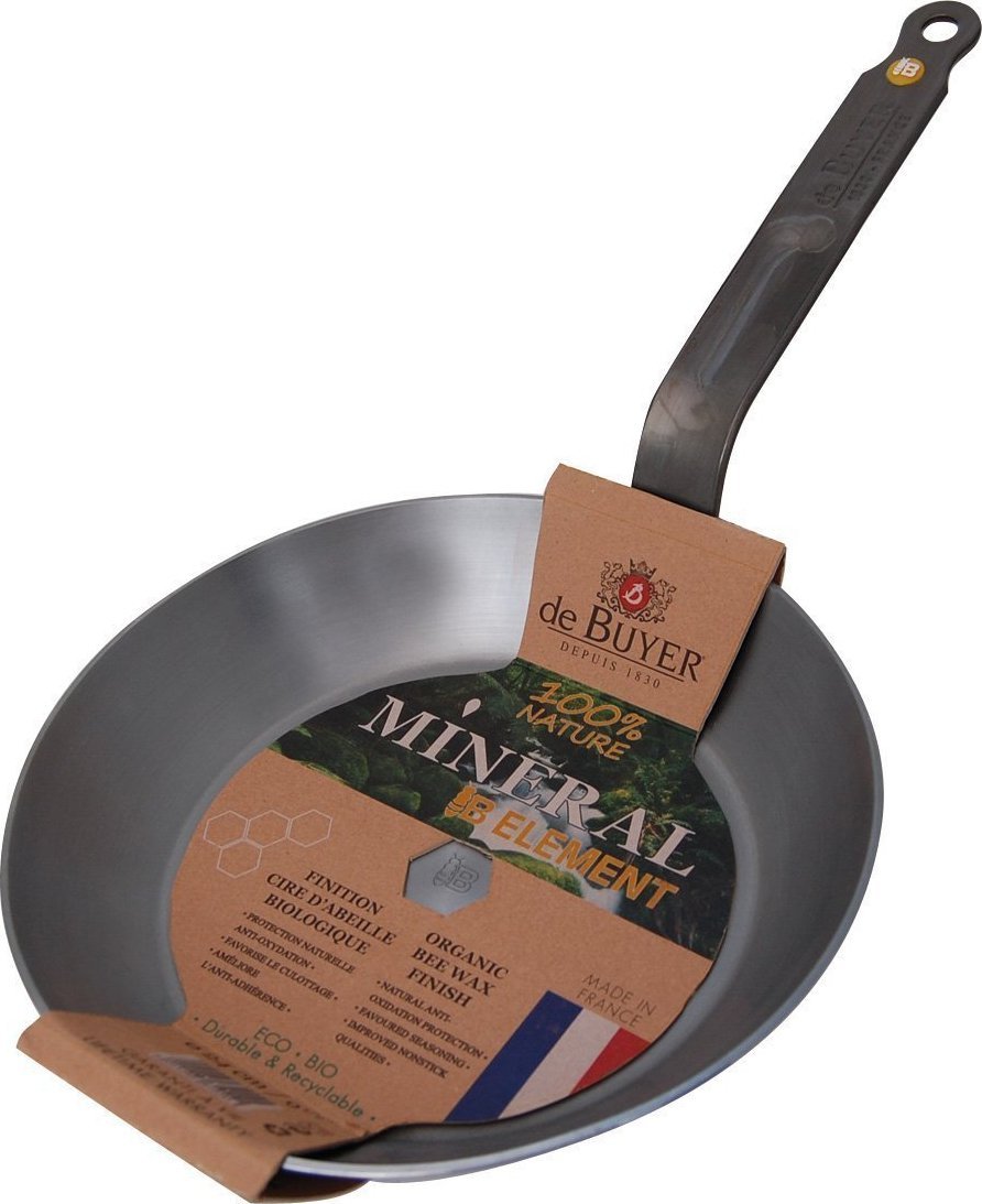 de Buyer - Mineral B 9.5" Steel Fry Pan (24 cm) - 5610.24
