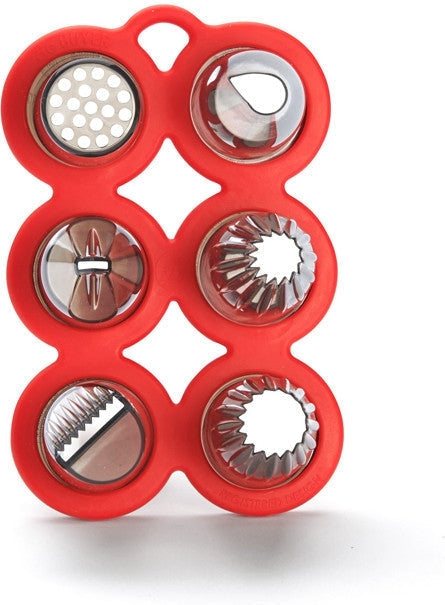 de Buyer - Pastry Nozzles For Le Tube Pastry Gun (Set Of 6) - 4150.03