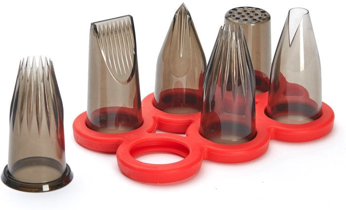 de Buyer - Pastry Nozzles For Le Tube Pastry Gun (Set Of 6) - 4150.03