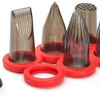 de Buyer - Pastry Nozzles For Le Tube Pastry Gun (Set Of 6) - 4150.03