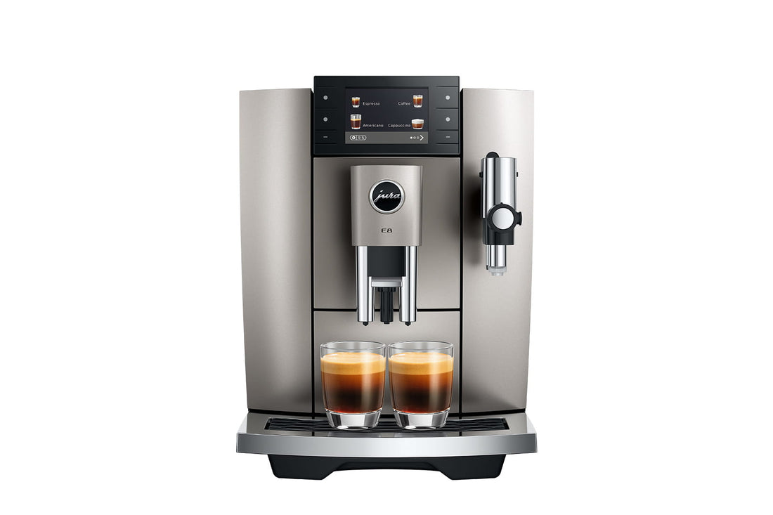 Jura - E8 NAD Automatic Coffee Machine Midnight Silver - 15722