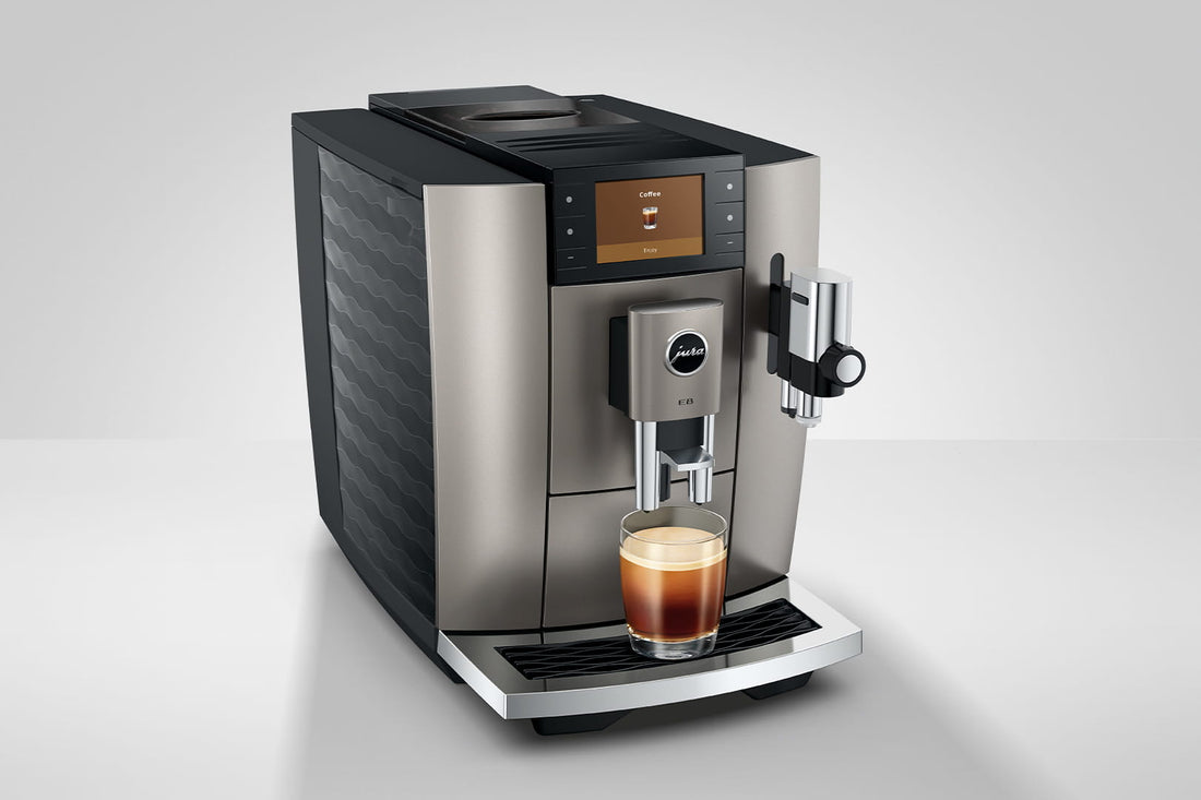 Jura - E8 NAD Automatic Coffee Machine Midnight Silver - 15722