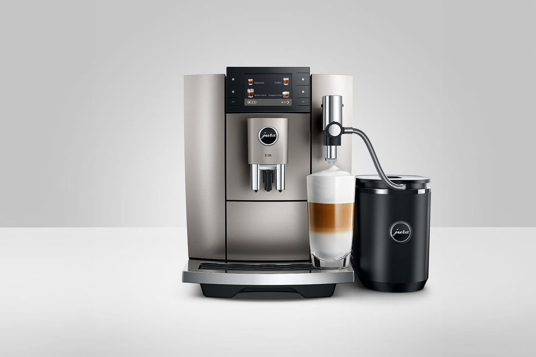 Jura - E8 NAD Automatic Coffee Machine Midnight Silver - 15722