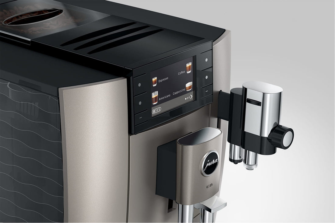 Jura - E8 NAD Automatic Coffee Machine Midnight Silver - 15722