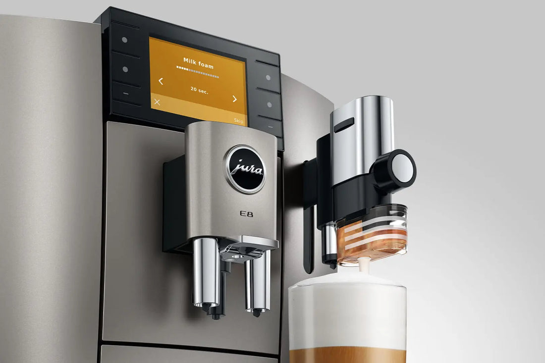 Jura - E8 NAD Automatic Coffee Machine Midnight Silver - 15722