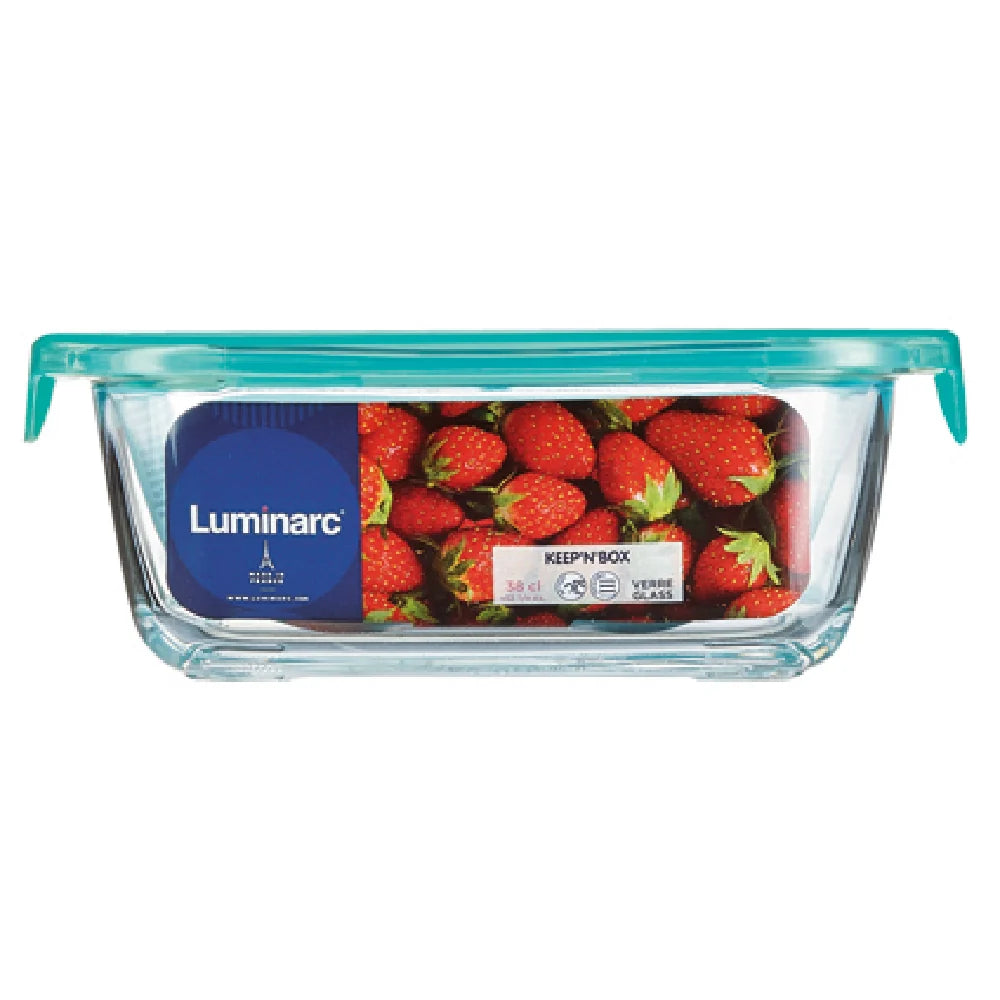 Arc Cardinal - 41-1/4 Oz Food Storage Container Rectangular Airtight Glass - P5517