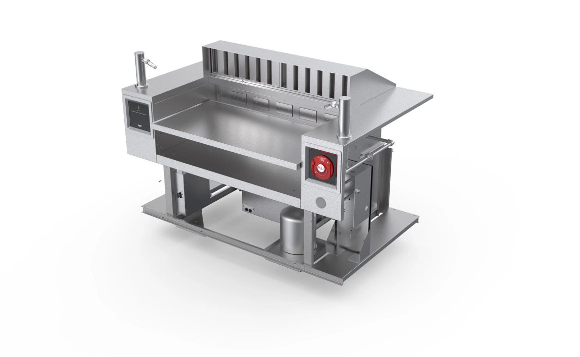 Vollrath - Flexvent Slide-In Unit with Downdraft - FC-6DV-36
