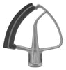KitchenAid - Tilt-Head Flex Edge Beater for 4.5 & 5 qt Stand Mixers, Subtle Silver - KFE5TS
