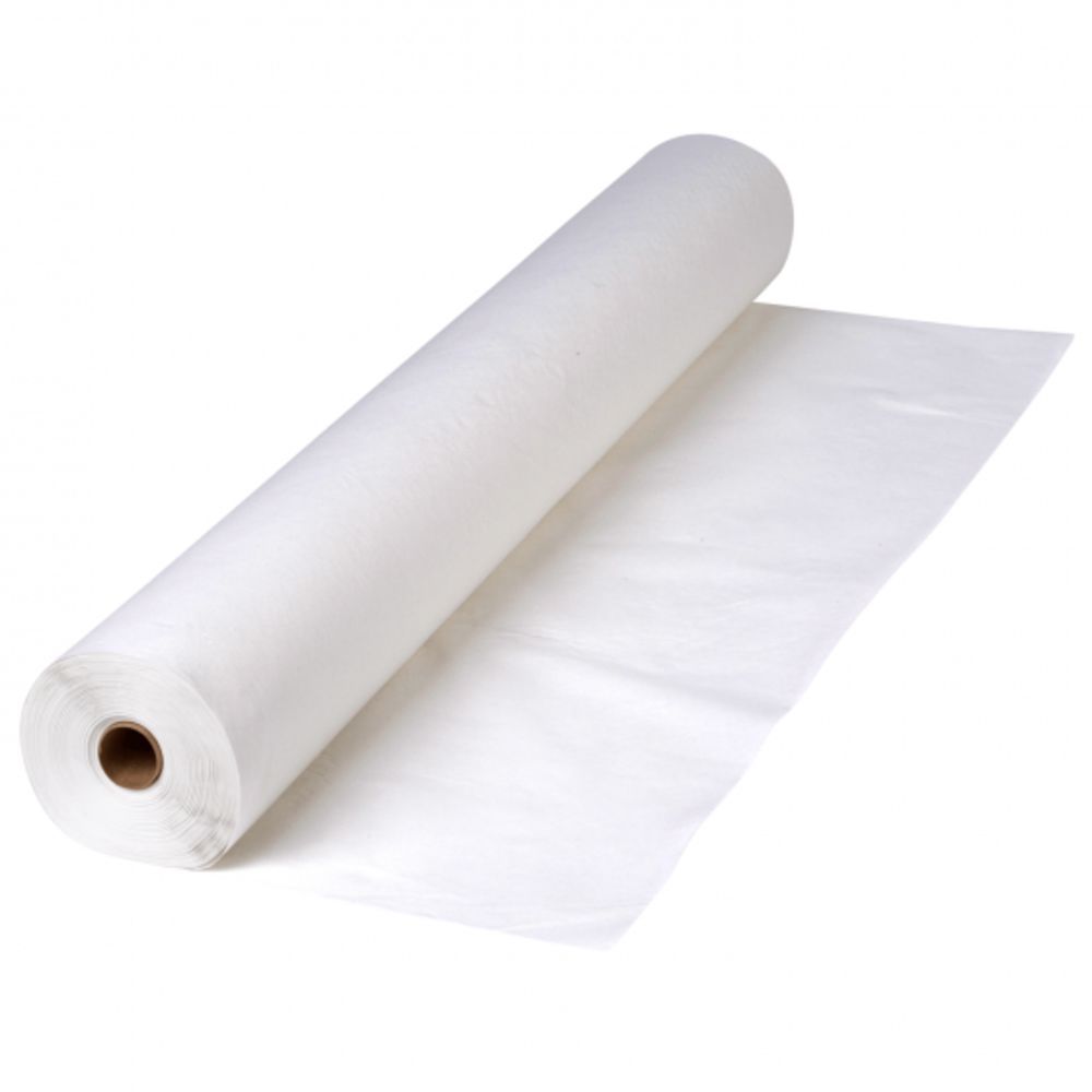 Hoffmaster - 40" X 300' White Paper Table Cover Roll - 260045