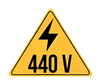 440V