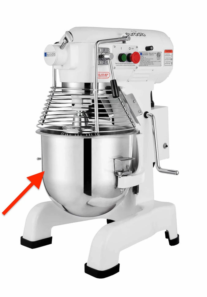 Eurodib - 20 QT Bowl for M20B Planetary Mixer - NM20B-70