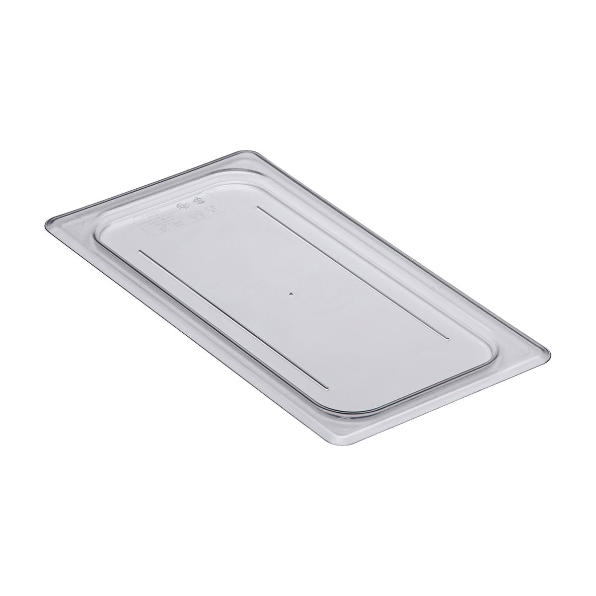 Cambro - Camwear Food Pan Cover - 1/3 Size, Flat, Clear - Pack of 6 - 30CWC135