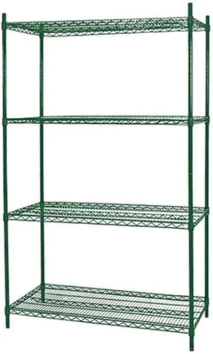 Thorinox - 21" x 54" Green Epoxy Wire Shelf, Set of 4 - TGES-2154